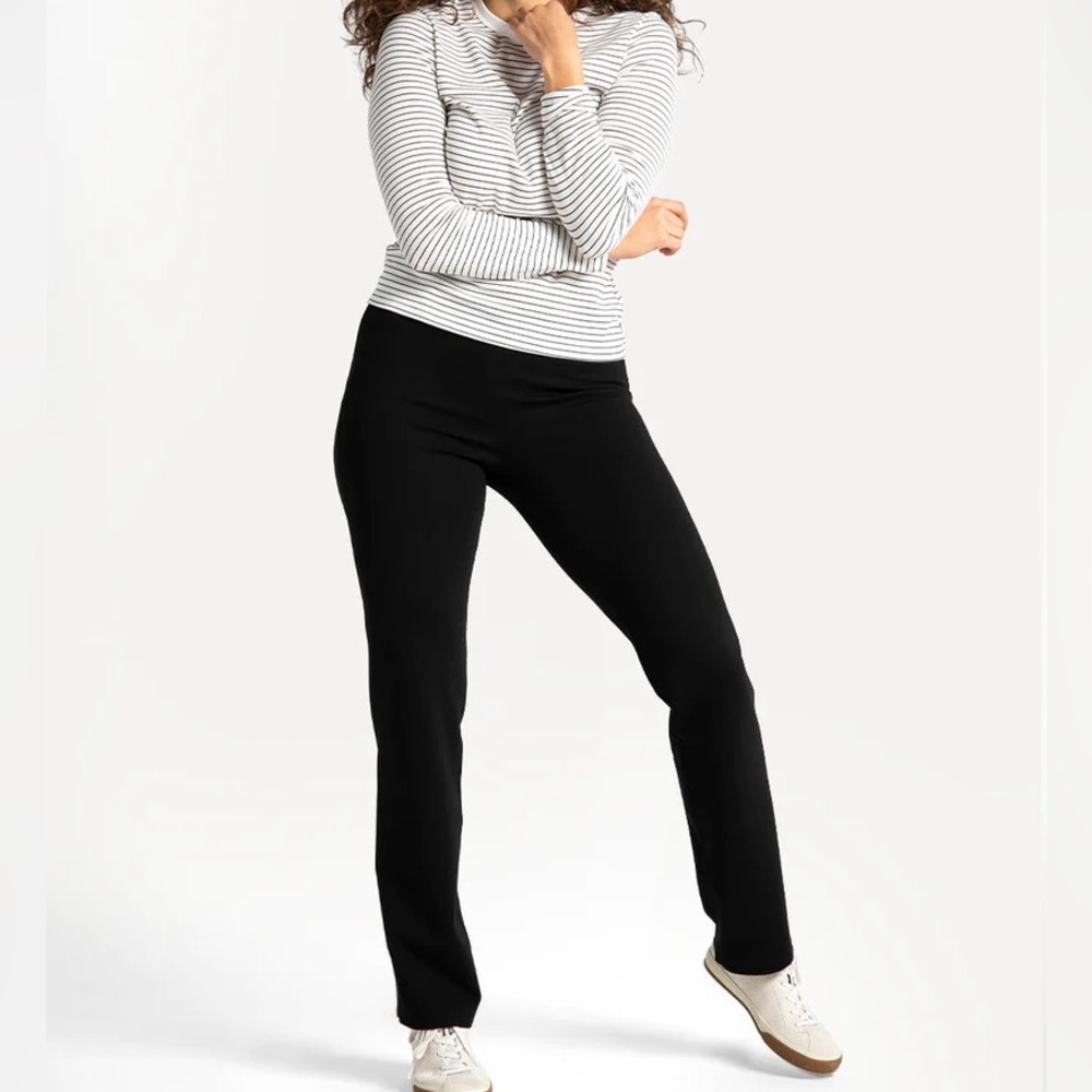 Betabrand Straight-Leg Classic Dress Pants